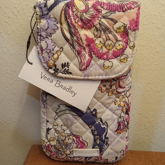 Vera Bradley Hummingbird Park Carson Cellphone Crossbody - Picture 12 of 12